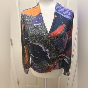 Nic+Zoe wrapped sweater! Size Medium! Like new.